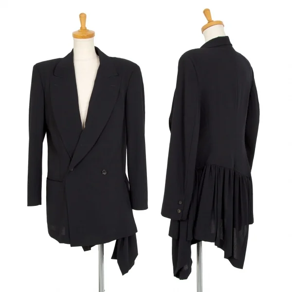 コムデギャルソンCOMME des GARCONSウールバックギャザー