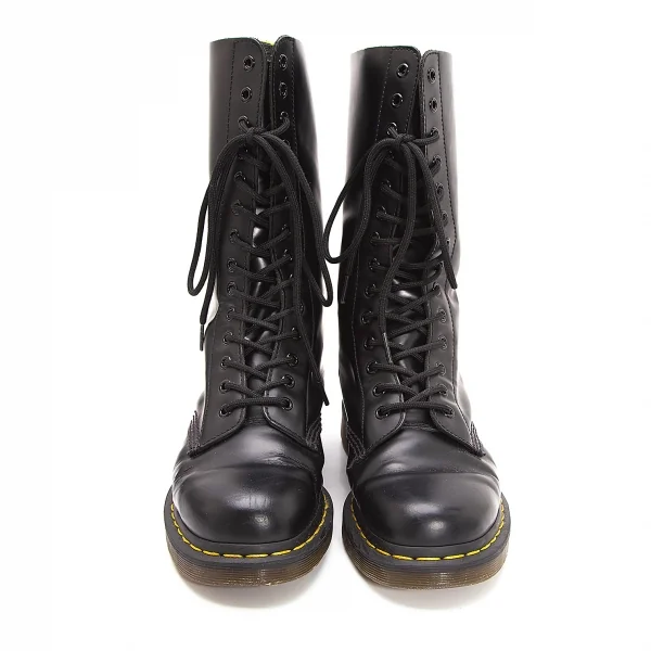 ドクターマーチンDr Martens 14ホールロングブーツ 黒UK7(26) (K-109729)