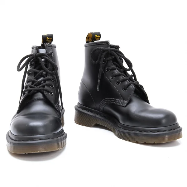 ドクターマーチンDr.Martens 6ホールレザーブーツ 黒36(22cm) (K-124698)