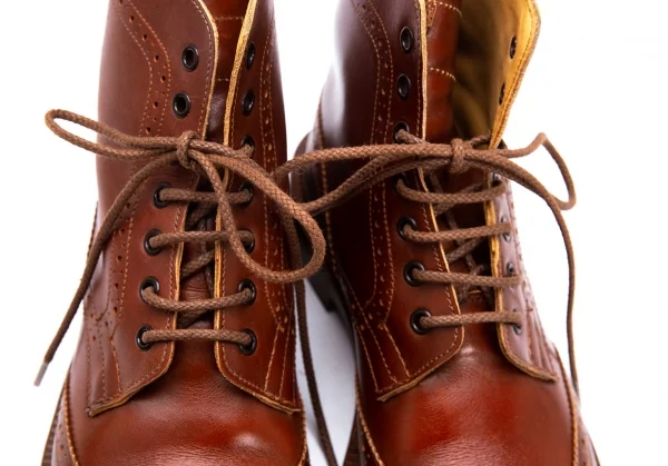 トリッカーズTricker's L5411 レザーカントリーブーツ 茶6(24cm位) (K
