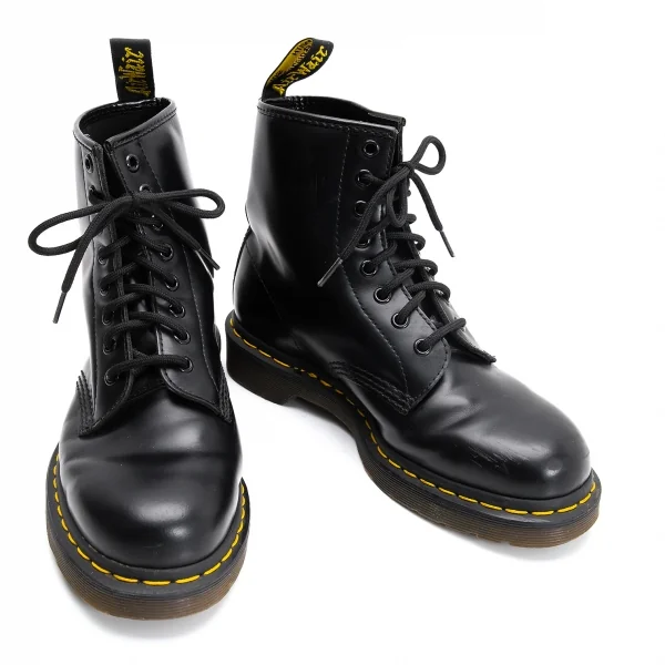 ドクターマーチンDr.Martens ガラスレザー1460 8ホールブーツ 黒UK6