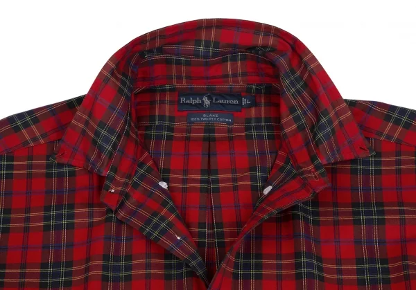 ラルフローレンRalph Lauren ワンポイントポニー刺繍タータンチェック