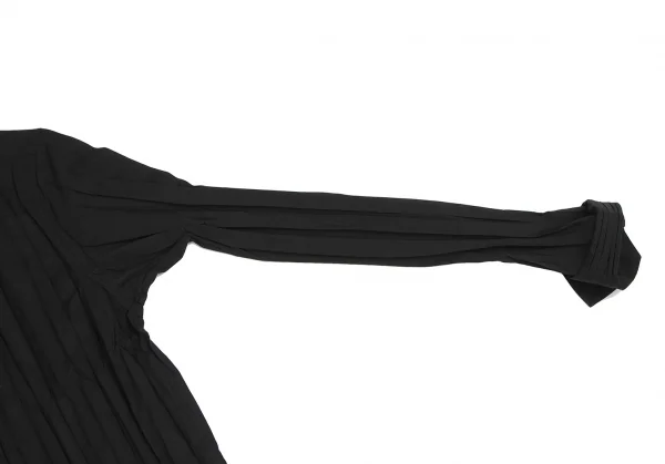 イッセイミヤケ フェットISSEY MIYAKE FETE 2WAYカラープリーツシャツ