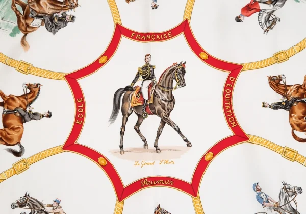 エルメスHERMES カレ90 ECOLE FRANCAISE D'EQUITATION フランス国立