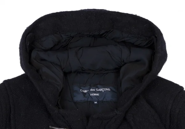 コムデギャルソンオムCOMME des GARCONS HOMME 縮絨ウールフーディー
