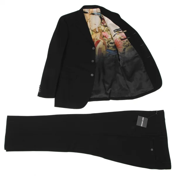 イッセイミヤケメンISSEY MIYAKE MEN 日本画プリントライニング