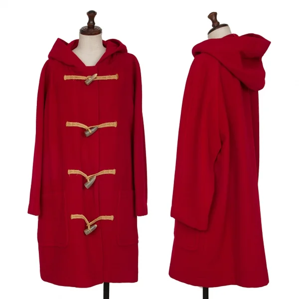 ラルフローレンRALPH LAUREN ウールダッフルコート 赤9 (K-132520)