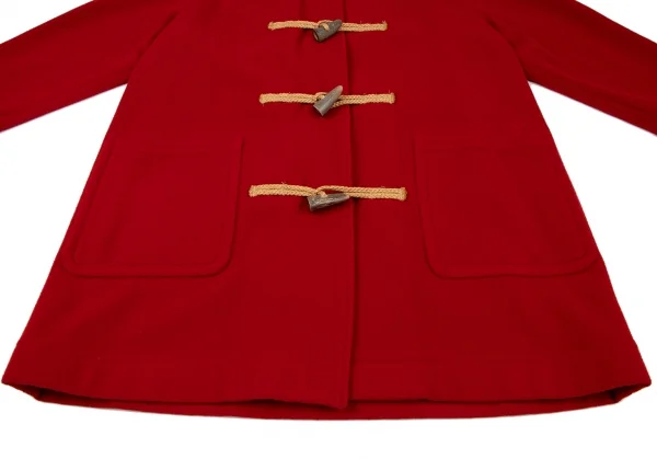 ラルフローレンRALPH LAUREN ウールダッフルコート 赤9 (K-132520)