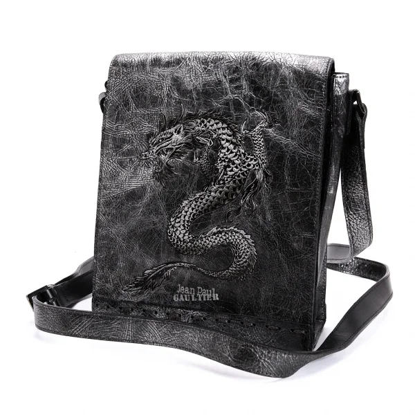 ジャンポールゴルチエJean Paul GAULTIER ドラゴンエンボスクラック