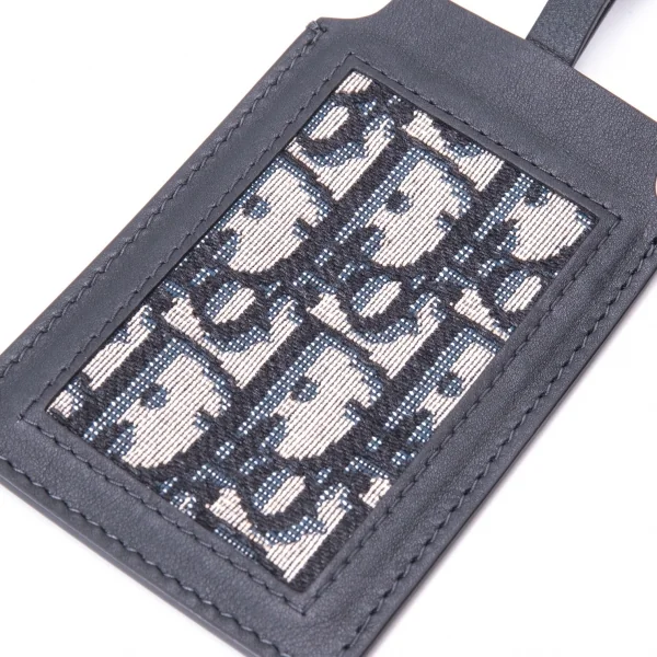 クリスチャンディオールChristian Dior トロッターパスケース 紺 (K