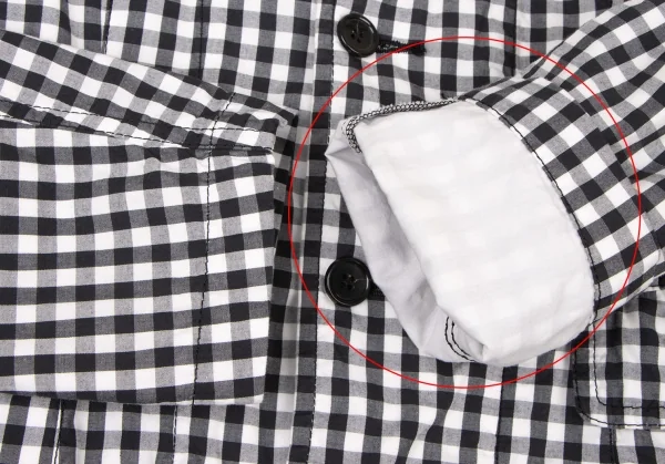 ブラックコムデギャルソンBLACK COMME des GARCONS 製品洗いラウンド