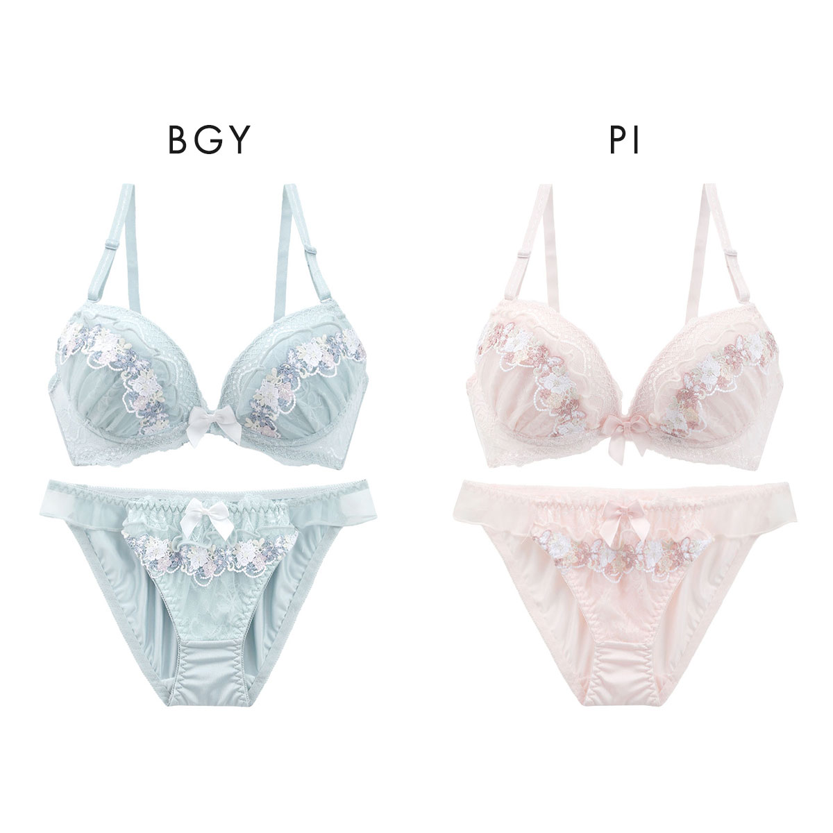 ロマンティックドール ケミカルレース ブラセット ABCD 谷間 L字 脇