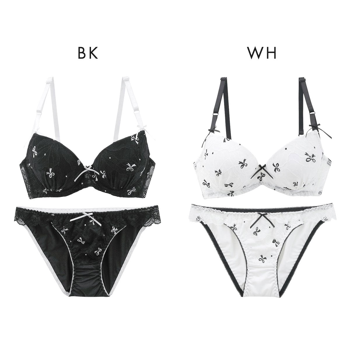 サンエイ 脇高 レーシィプチリボン ブラセット ABCD 脇肉 はみ肉