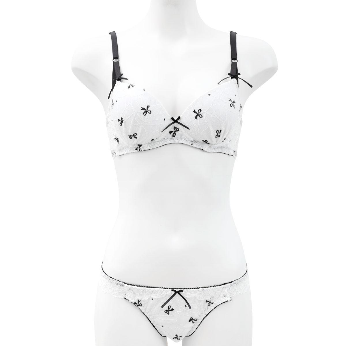 サンエイ 脇高 レーシィプチリボン ブラセット ABCD 脇肉 はみ肉