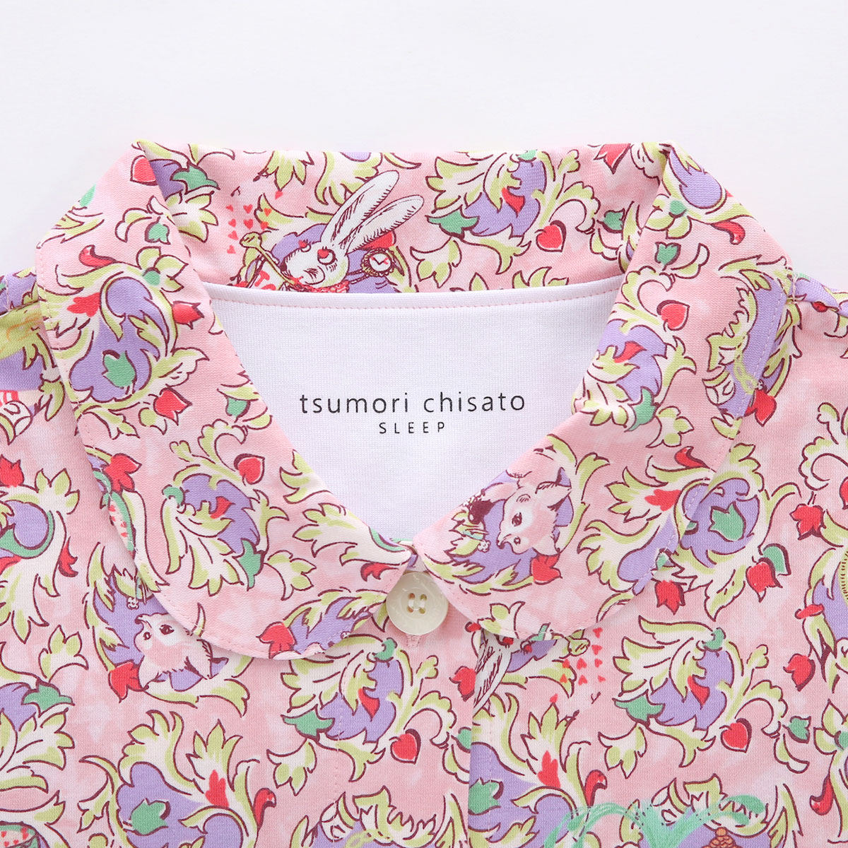 ワコール ツモリチサト 不思議の国 シャツパジャマ 長袖 上下セット