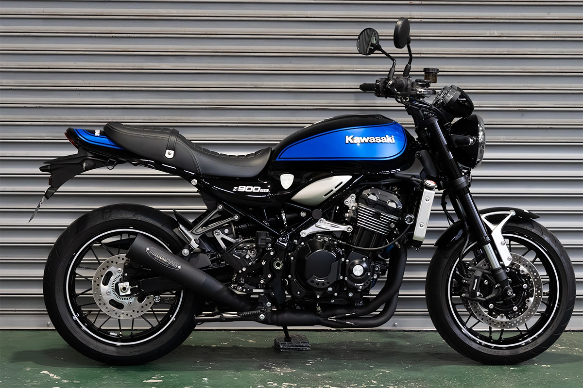 新製品】トリックスターのZ900RS用メガホンタイプのフルエキゾースト