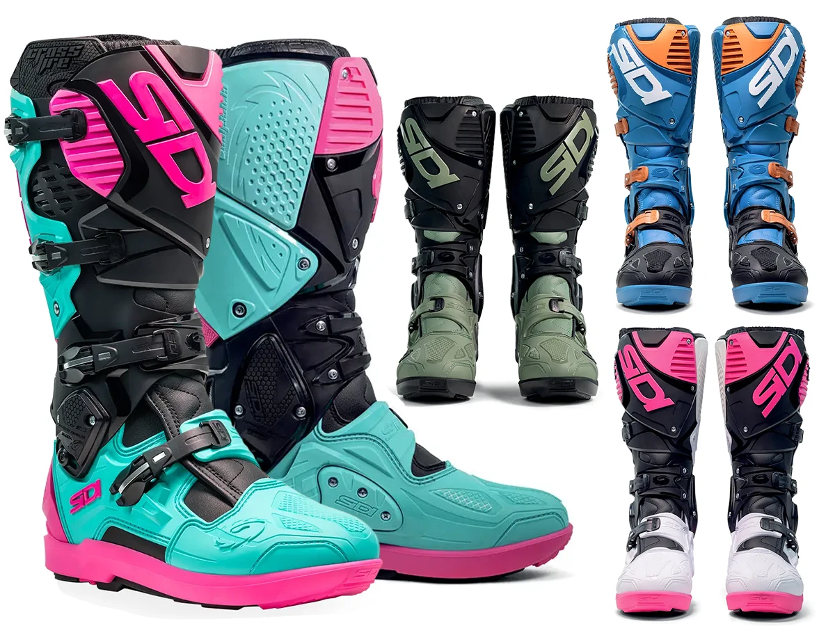新製品】SiDIのハイエンドモトクロスブーツ「CROSSFIRE3 SRS」にド派手