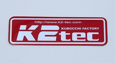 Webike | K2TEC ケイツーテック ステッカー Sサイズ (sute-r-s