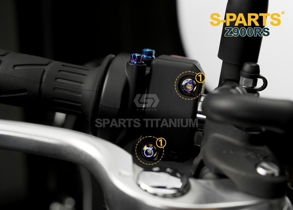 Webike | S-PARTS エスパーツ ハンドルスイッチボックス用チタンボルト