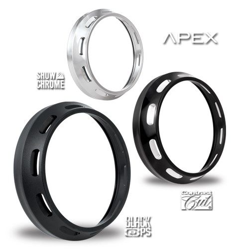 Performance Machine ヘッドライトベゼル コントラストカット