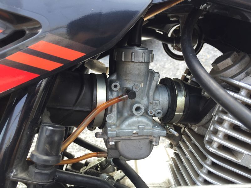 YAMAHA XTZ125「キャブを純正のMV28からVM26に交換」 | ウェビック