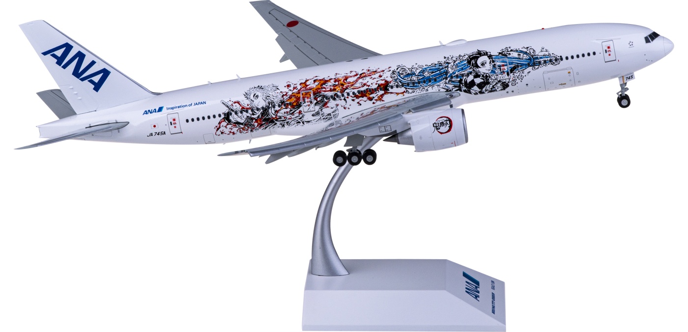 SA2027A ANA 全日空Boeing 777-200ER JA745A 襟翼放下版JC Wings 1:200