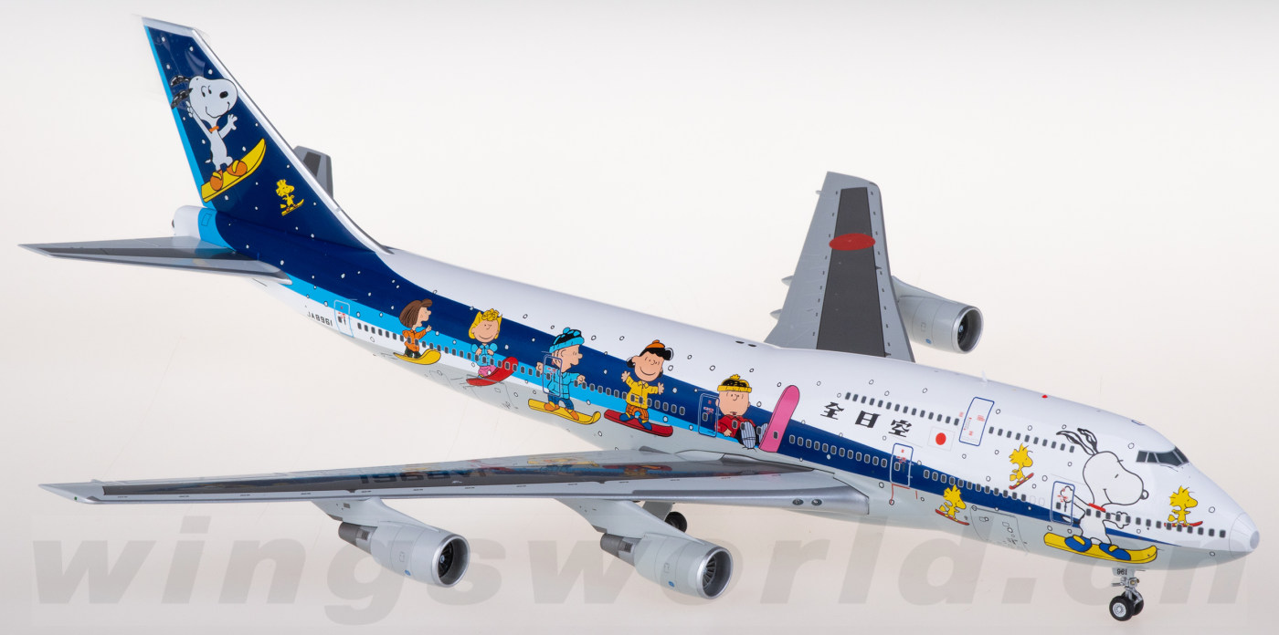 L2021 ANA Boeing 747-400D JA8961 SQ Wings 1:200 -飞机模型世界