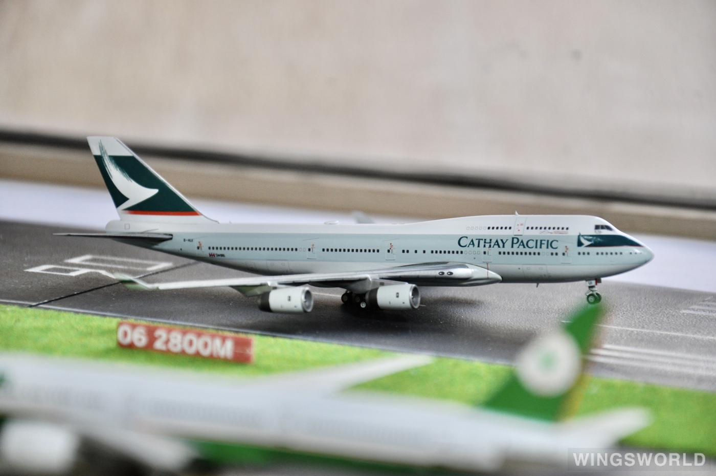 CX Cathay Pacific B747-400 B-HUI 3色 CX Cathay Pacific B747-400 B