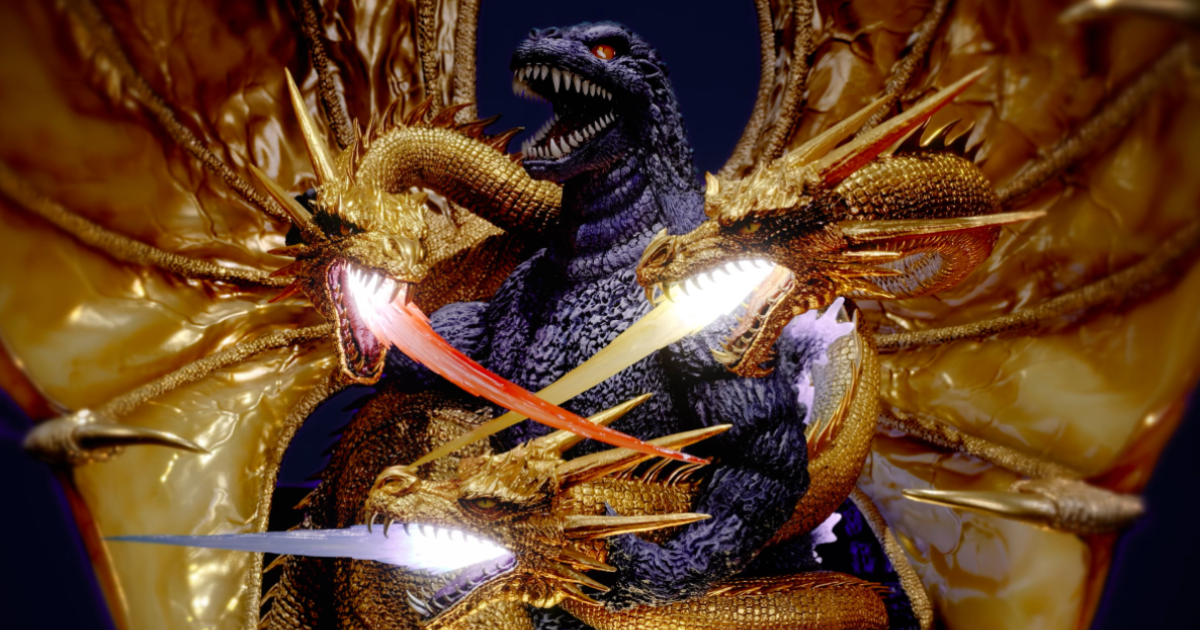 プライム1スタジオ『レガシーアート ゴジラVSキングギドラ』試作品展示
