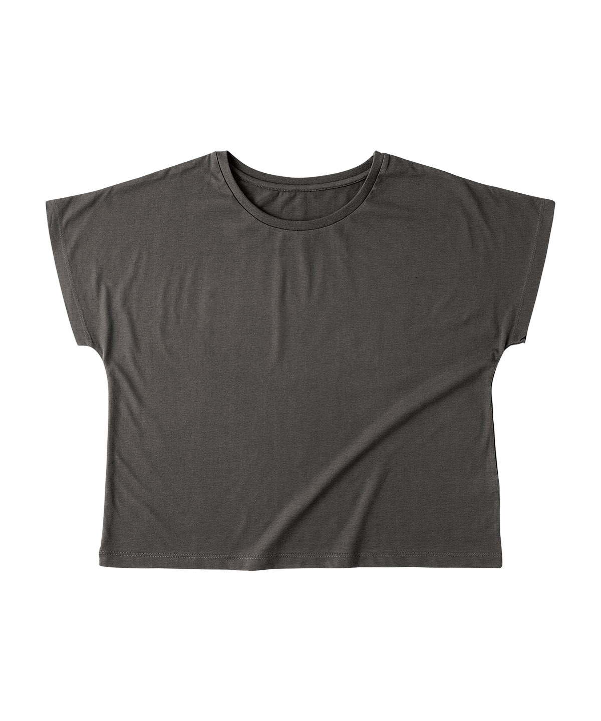 WDN-804-06-TCH ウィメンズ ドルマン Tシャツ チャコール | フェリック