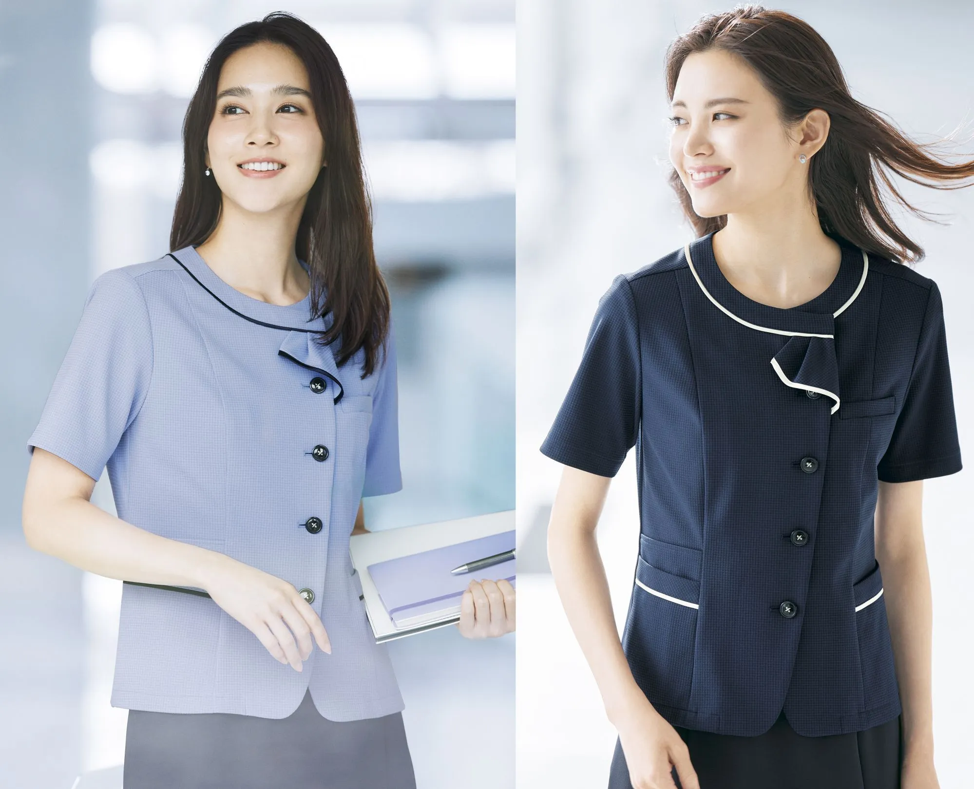 オーバーブラウス ボンオフィス AJ0858 オフィスウェア・ユニフォーム