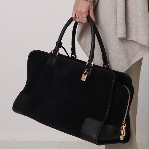 VINTAGE LOEWE/ロエベ】Amazona 44 suede（ボストンバッグ