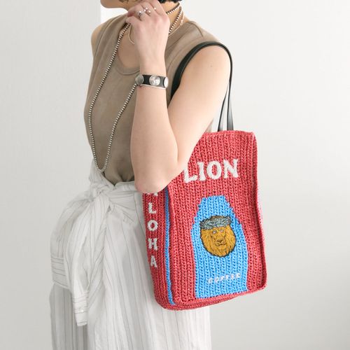 LION COFFEE(ライオンコーヒー)コラボバスケットトートバッグ | ear