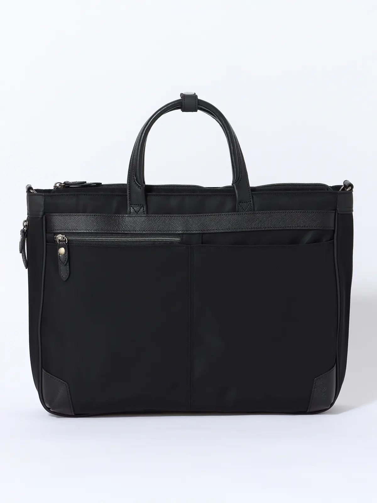 2WAYブリーフケース／ナイロン×レザー | SUIT SQUARE／UNIVERSAL