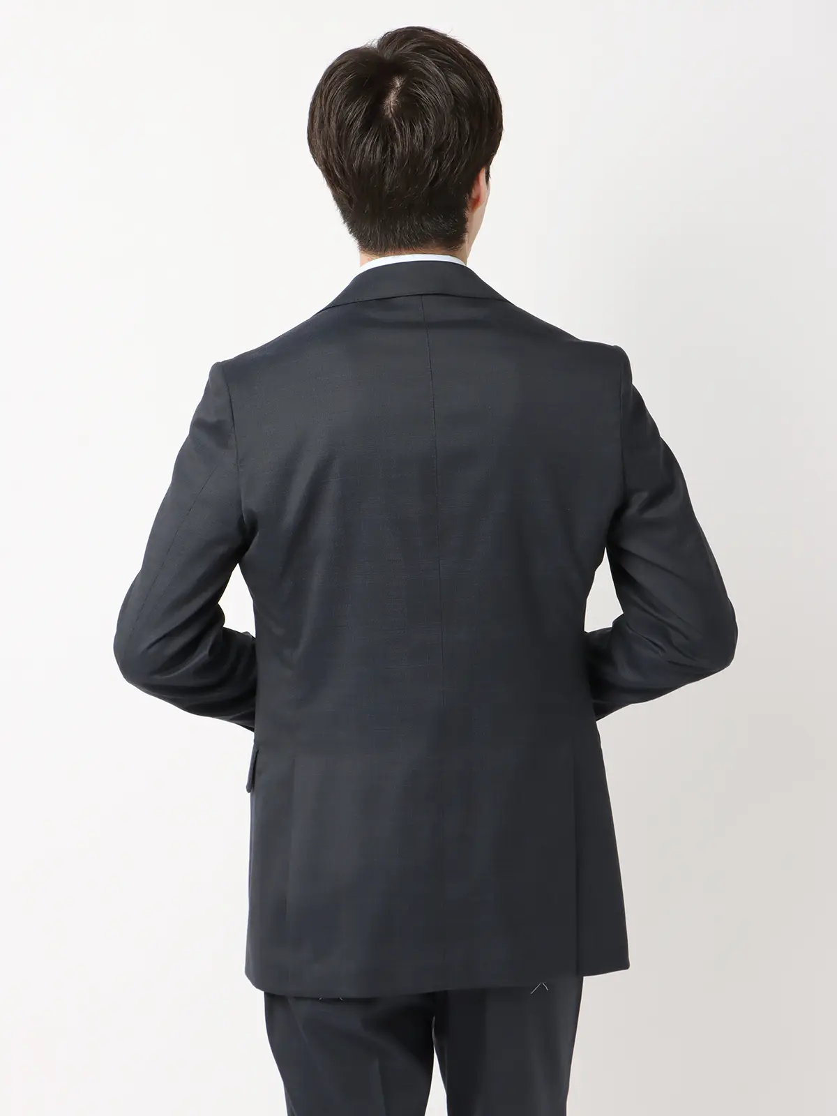 WEB限定／スーツ／ツーパンツ／2つボタン／グレンチェック／CH22