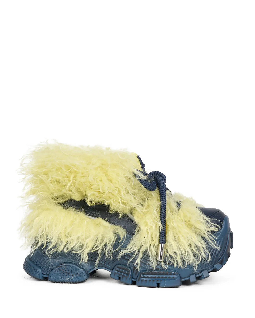 YELLO / CANICHE PLATFORM SHORT BOOTS