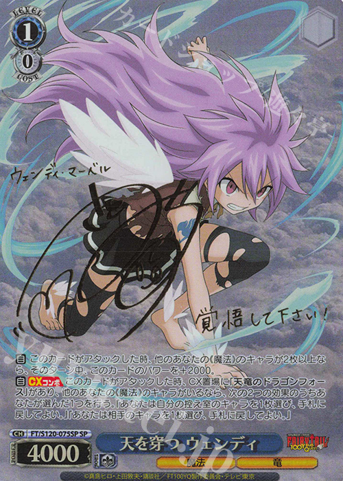 天を穿つウェンディ SP ヴァイスシュバルツ フェアリーテイル 箔押し