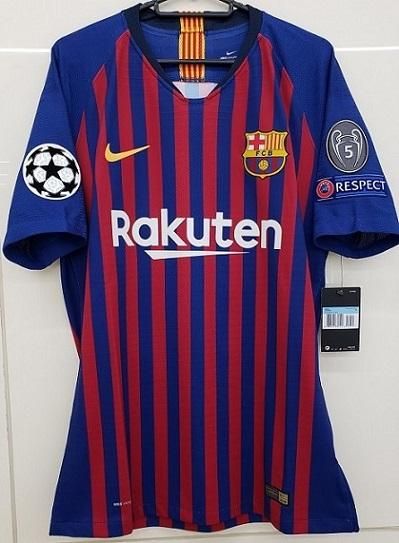 FCバルセロナ（H）18/19 選手支給 UEFA CL用 ジョルディ アルバ＃18