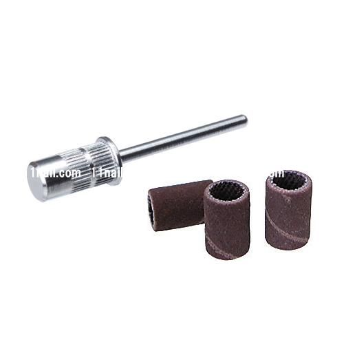 携帯用ネイルマシーン ホワイト、ビット、サンディングバンド 携帯用