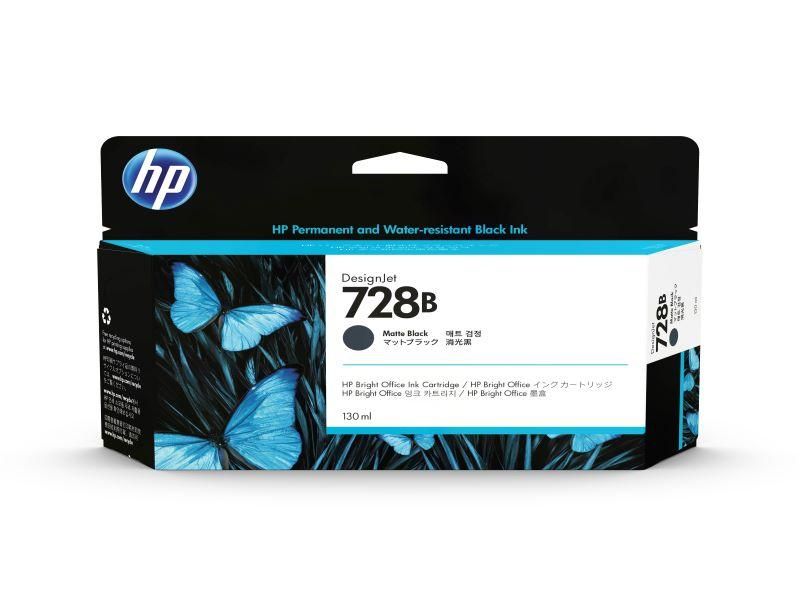 HP728B 黒インクカートリッジ(130ml) - プロッター・大判プリンタの事