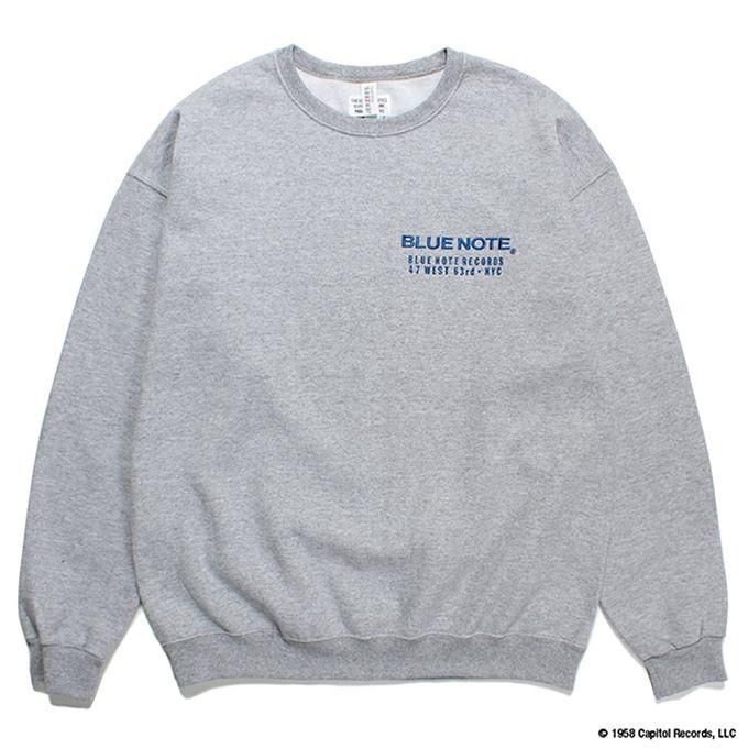 WACKO MARIA/ワコマリア/BLUE NOTE / CREW NECK SWEAT SHIRT ( TYPE-2