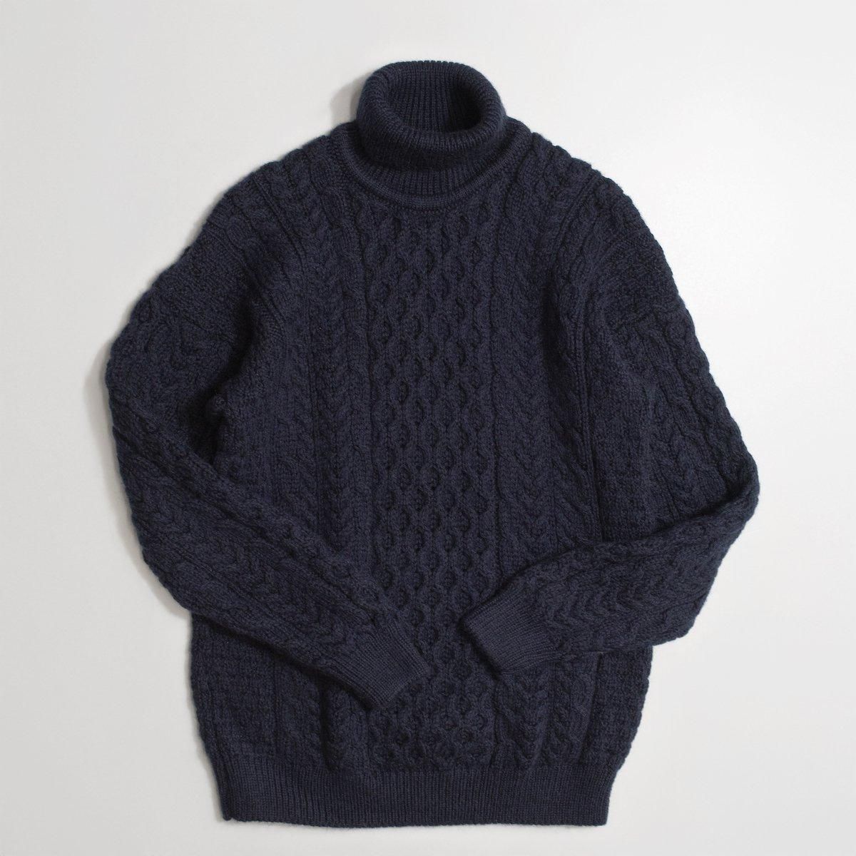 ユーズドアイルランド製|フィッシャーマンタートルネック - レディース