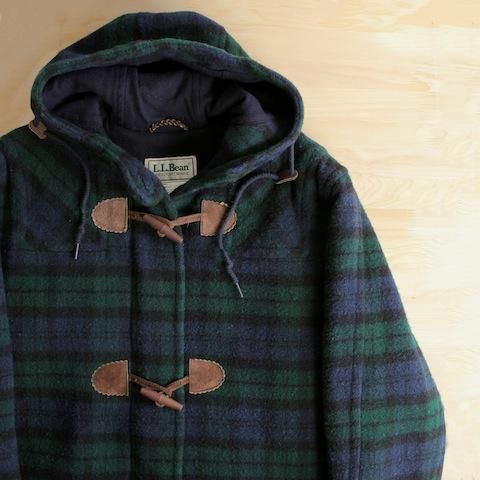 SALE 20%OFF- 90's USA製 LLビーン ダッフルコート ブラックウォッチ