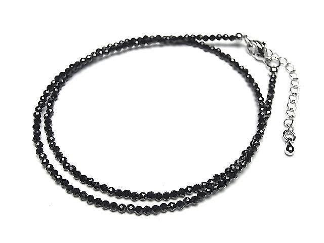 動画】【素晴らしい輝き】ブラックトルマリンAAA ラウンドカット2mm 1