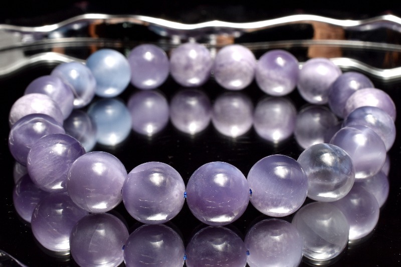 1点物】AAA希少◇人気アイテム パープルラリマー 11mm ブレスレット
