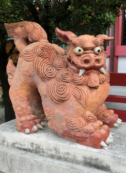 歯いさい!BLOG:波の上神宮のシーサー（島常賀作品）