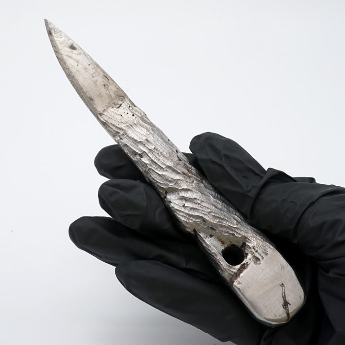 アルタイ隕石 彫り物 茶刀 新疆ウイグル産 【 一点物 】 Altai