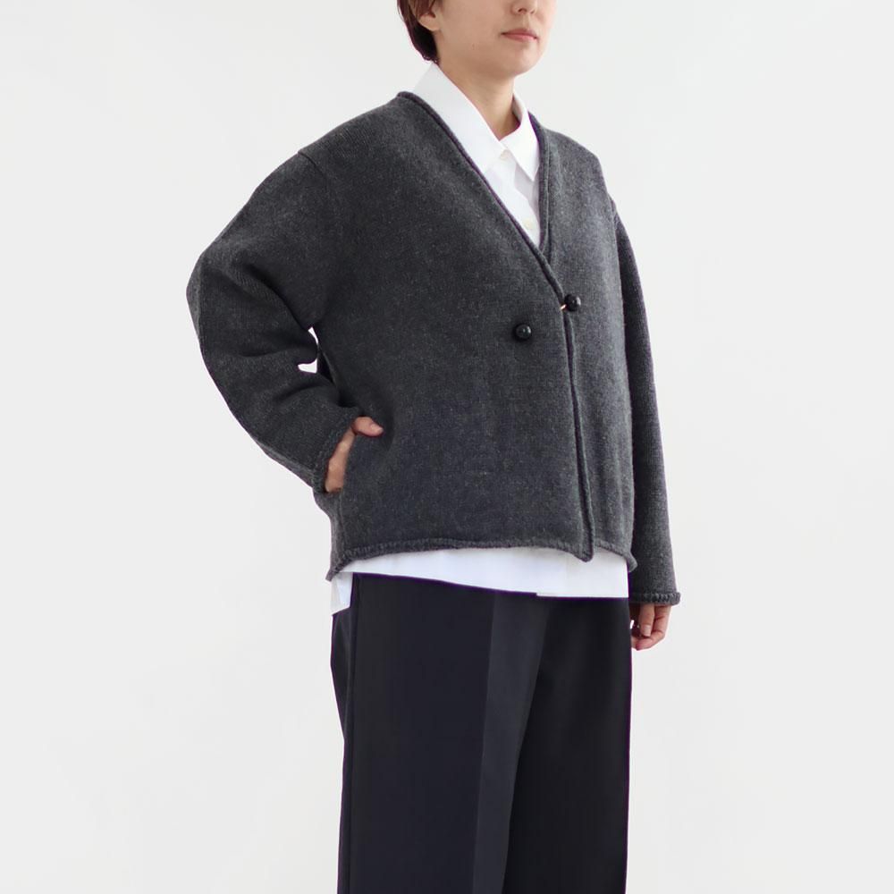 Atelier d'antan | アシンメトリーニットカーディガン〈 Degas 〉 4colors