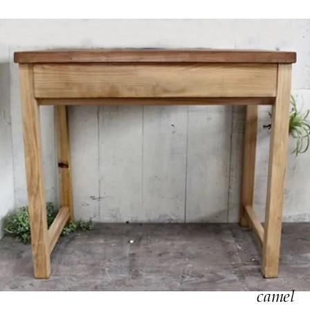 アンティーク風無垢材 学習机 ドレッサー 引き出し付きデスク PCデスク