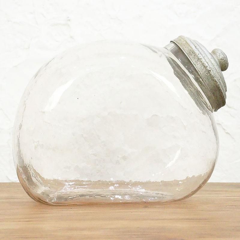 アンティーク猫瓶 ガラス瓶 昭和初期 花器・壺 アンティーク